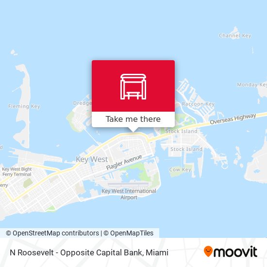 N Roosevelt - Opposite Capital Bank map
