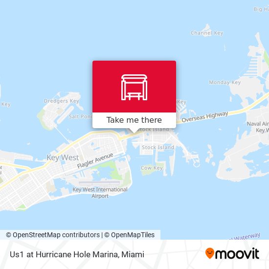 Us1 at Hurricane Hole Marina map