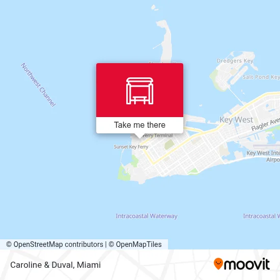 Caroline & Duval map