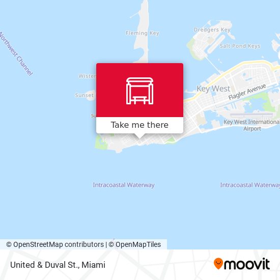 United & Duval St. map