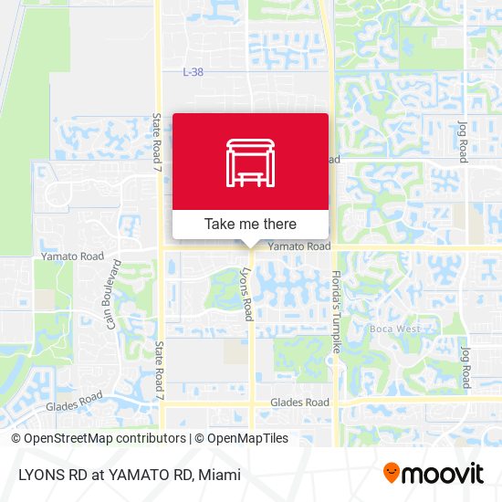 Mapa de LYONS RD at YAMATO RD