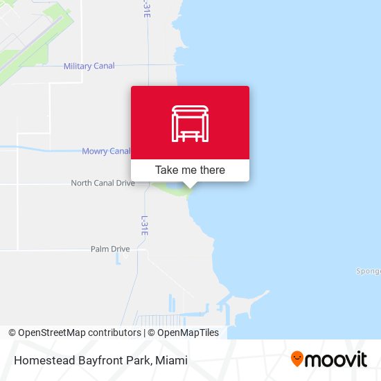 Homestead Bayfront Park map