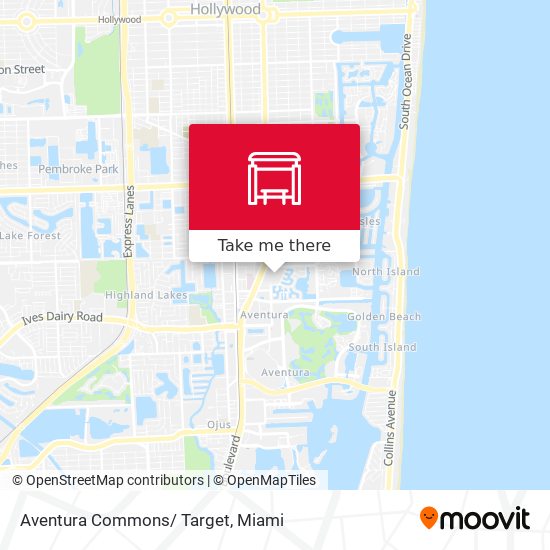 Aventura Commons/ Target map