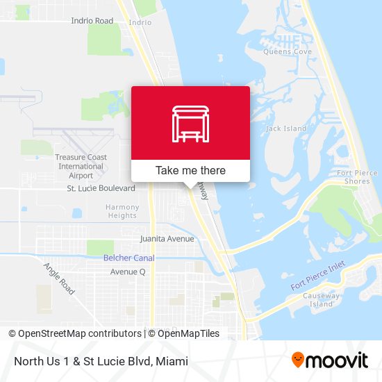 Mapa de North Us 1 & St Lucie Blvd