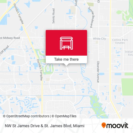 NW St James Drive & St. James Blvd map