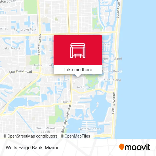 Wells Fargo Bank map