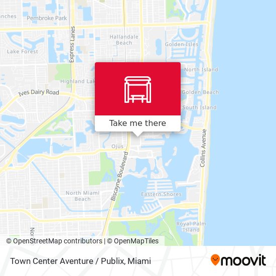 Town Center Aventure / Publix map
