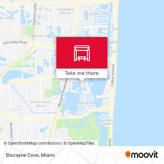 Biscayne Cove map