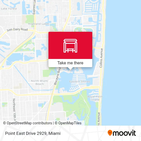 Point East Drive 2929 map