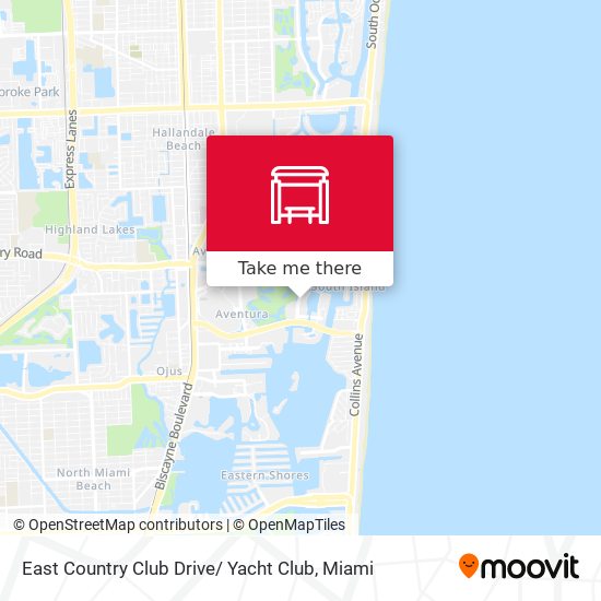 East Country Club Drive/ Yacht Club map