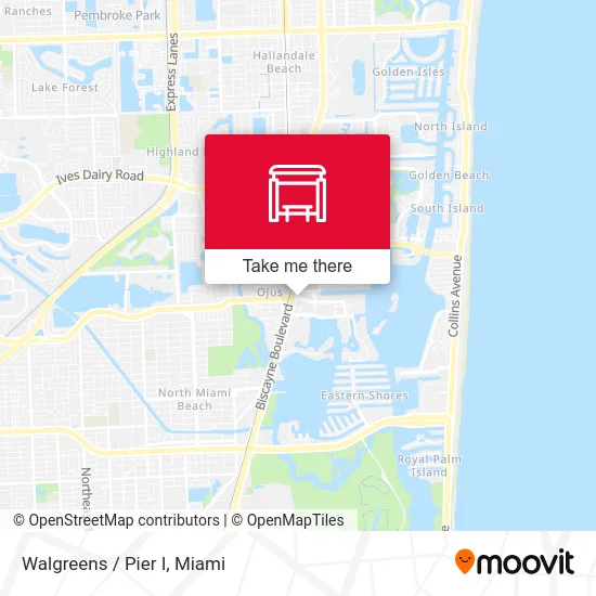 Walgreens / Pier I map
