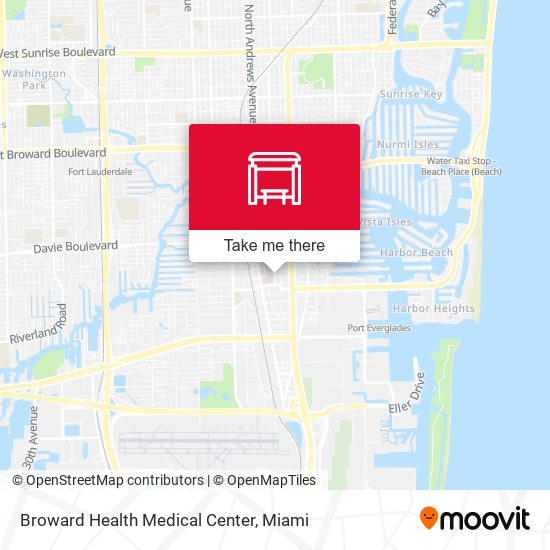 Broward Health Medical Center map