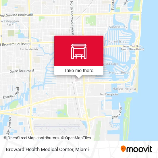 Broward Health Medical Center map