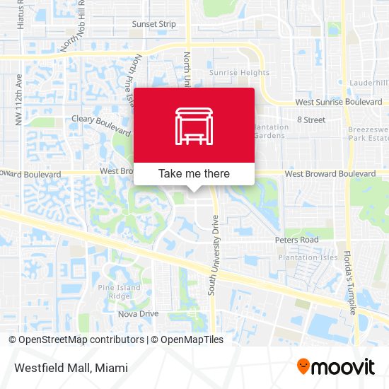 Westfield Mall map