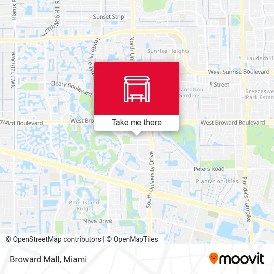 Broward Mall map