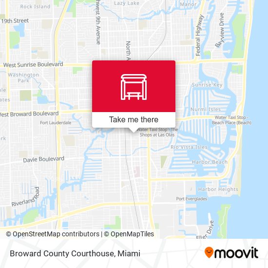 Broward County Courthouse map