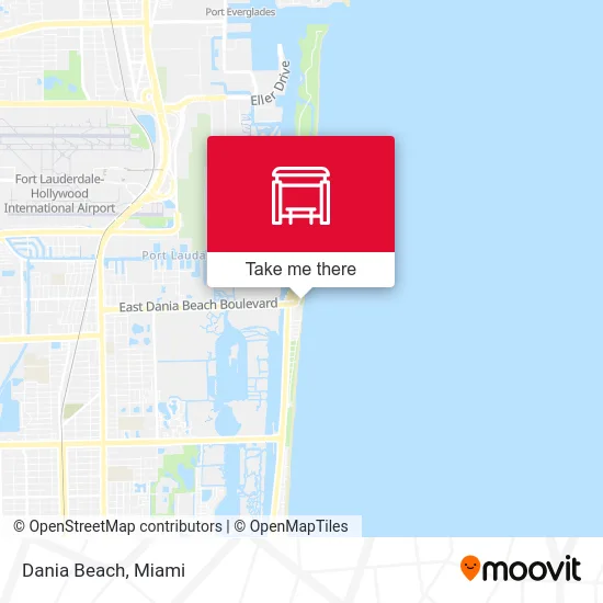 Dania Beach map
