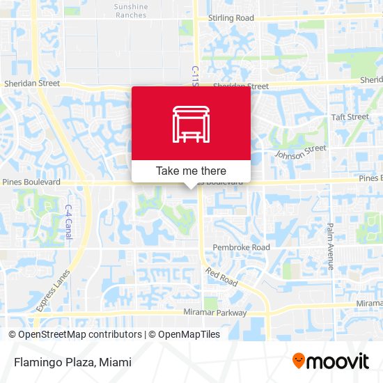 Flamingo Plaza map