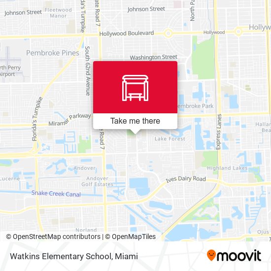 Mapa de Watkins Elementary School