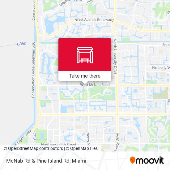 Mcnab Rd & Pine Island Rd map