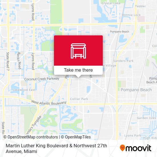 Martin Luther King Boulevard & Northwest 27th Avenue map
