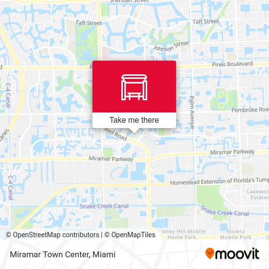Miramar Town Center map