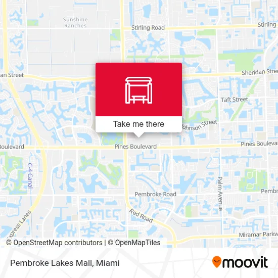 Pembroke Lakes Mall map