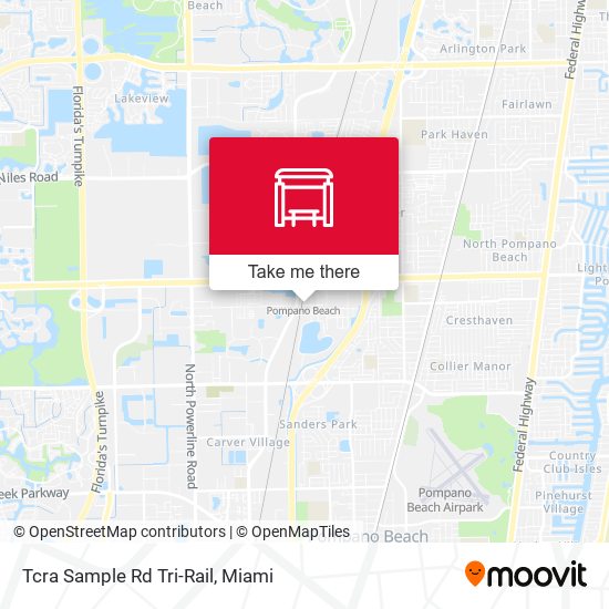 Mapa de Tcra Sample Rd Tri-Rail