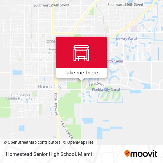 Homestead Senior High School map