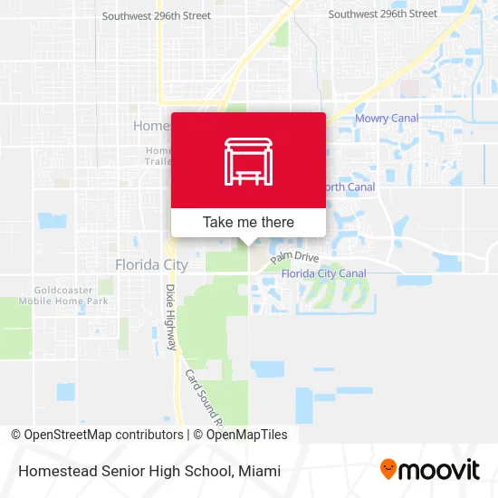 Homestead Senior High School map
