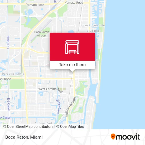 Boca Raton map
