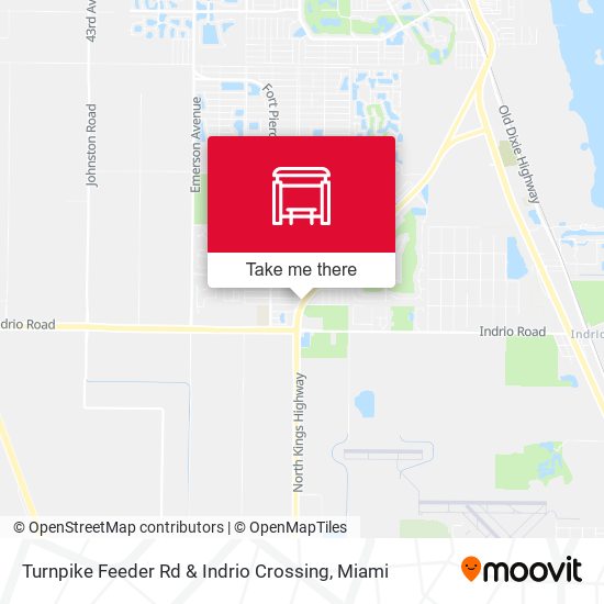 Turnpike Feeder Rd & Indrio Crossing map