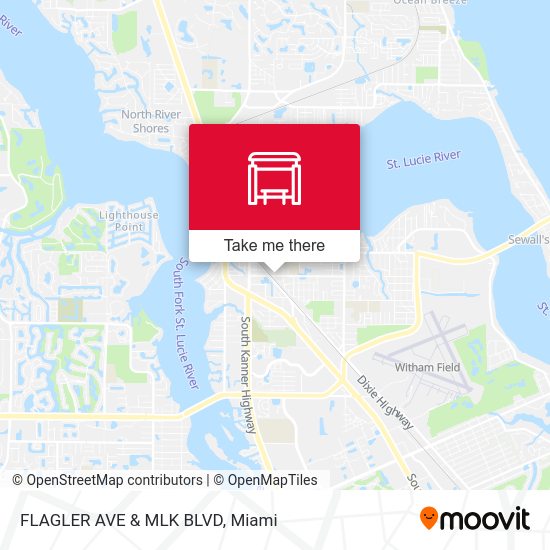 Mapa de FLAGLER AVE & MLK BLVD