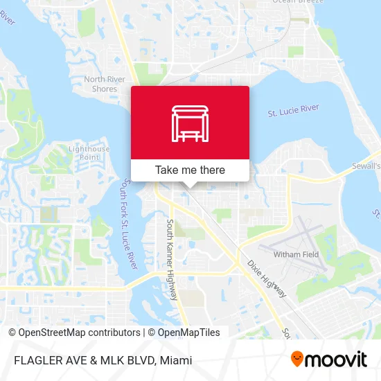 FLAGLER AVE & MLK BLVD map