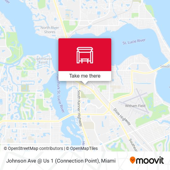 Johnson Ave @ Us 1 (Connection Point) map