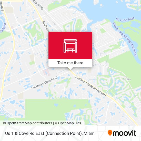 Mapa de Us 1 & Cove Rd East (Connection Point)