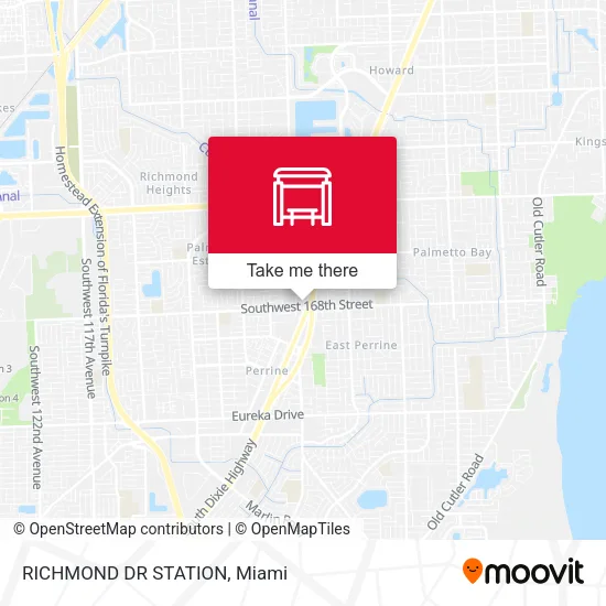 RICHMOND DR STATION map