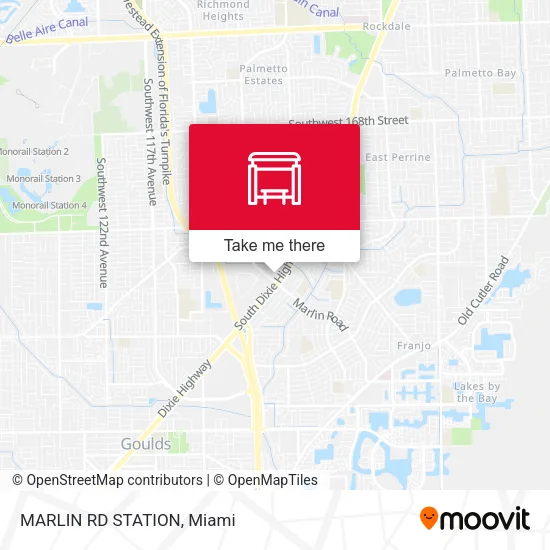 MARLIN RD STATION map