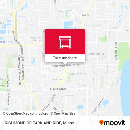 RICHMOND DR PARK-AND-RIDE map