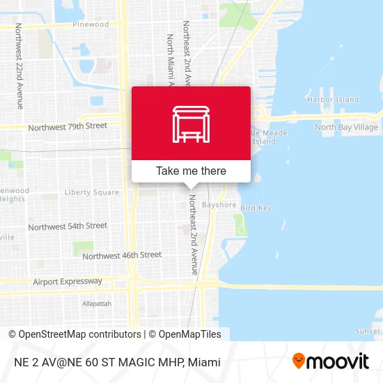 NE 2 AV@NE 60 ST MAGIC MHP map