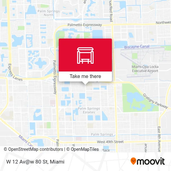 W 12 Av@w 80 St map