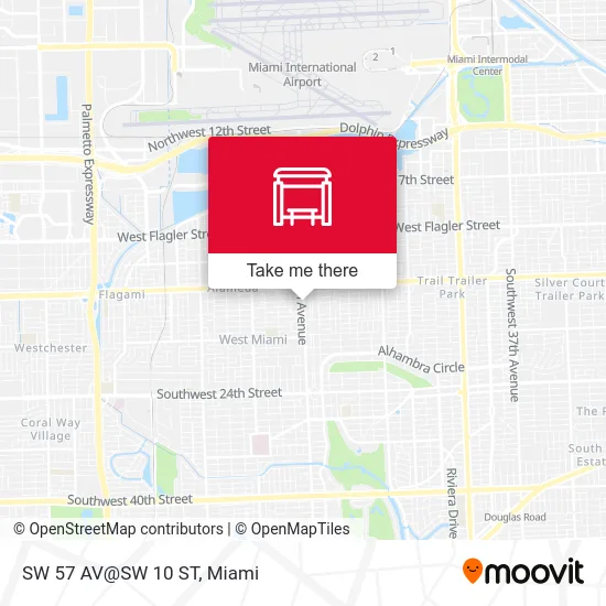 Mapa de SW 57 AV@SW 10 ST