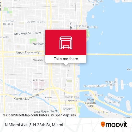 Mapa de N Miami Ave @ N 28th St