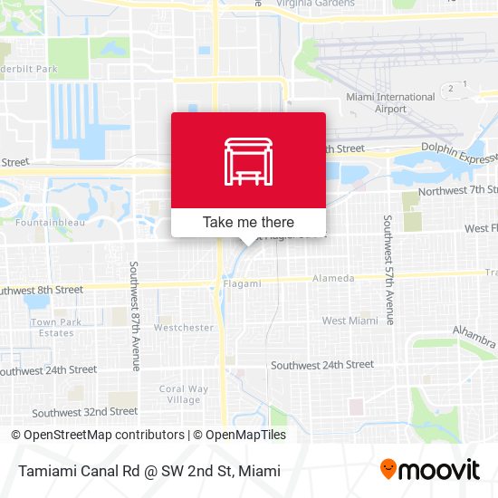 Mapa de Tamiami Canal Rd @ SW 2nd St