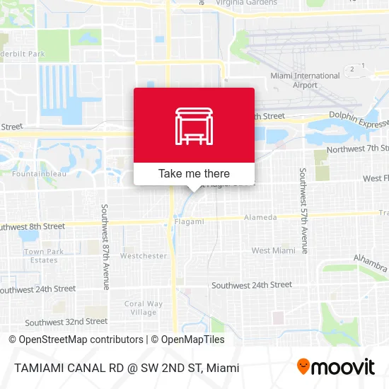 Mapa de TAMIAMI CANAL RD @ SW 2ND ST