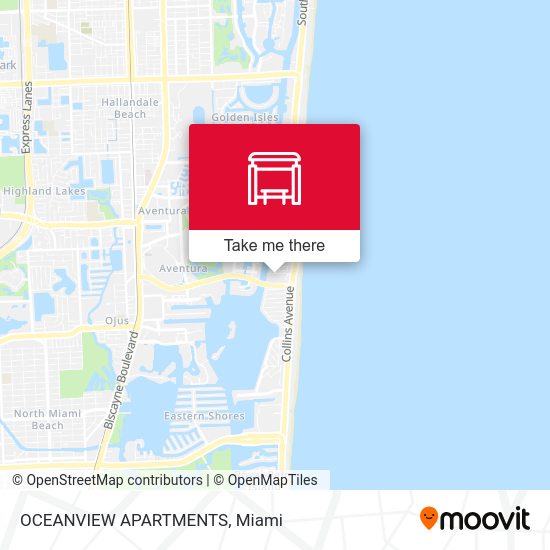 Mapa de Oceanview Apartments