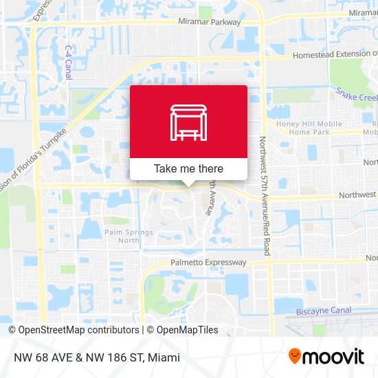 Mapa de NW 68 Ave & NW 186 St