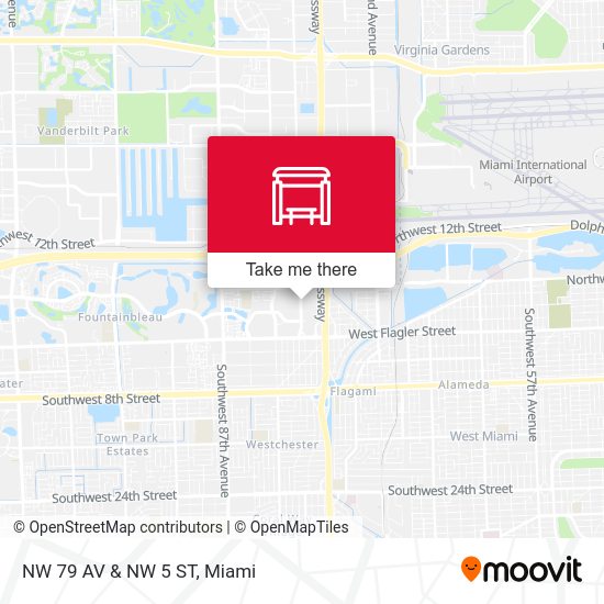 Mapa de NW 79 Av & NW 5 St