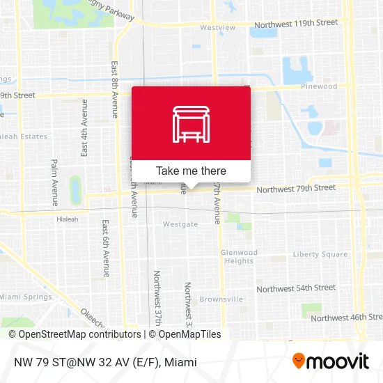 Mapa de NW 79 ST@NW 32 AV (E/F)
