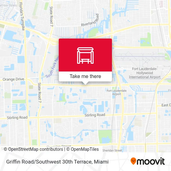 Griffin Road / Southwest 30th Terrace map